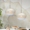 it's about RoMi Scandinavische hanglamp Bologna Ø35 cm melkwit