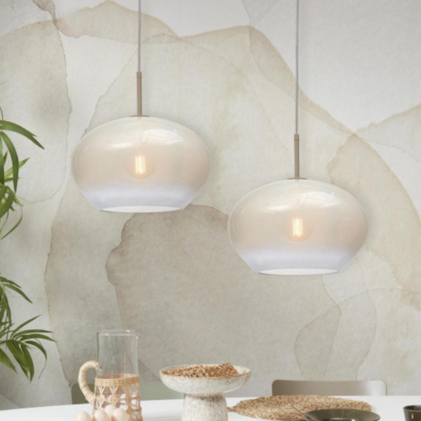 it's about RoMi Scandinavische hanglamp Bologna Ø35 cm melkwit