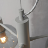 it's about RoMi Scandinavische hanglamp Bologna 4-lichts lichtgrijs