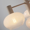 it's about RoMi Scandinavische hanglamp Bologna 4-lichts melkwit
