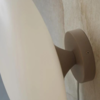 it's about RoMi Modern minimalistisch wandlamp Sapporo L Ø34 cm wit zand