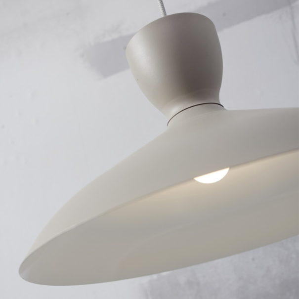 it's about RoMi Industrieel Modern hanglamp Hanover Ø40 cm lichtgrijs