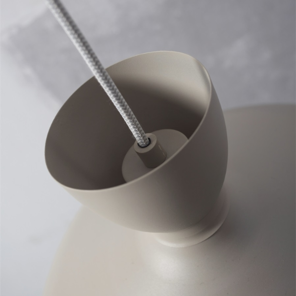 it's about RoMi Industrieel Modern hanglamp Hanover Ø40 cm lichtgrijs