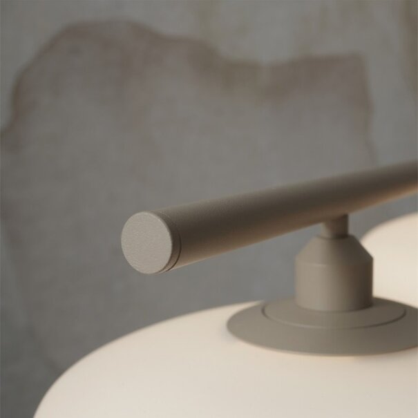 it's about RoMi Industrieel Modern hanglamp Sapporo 3-lichts wit zand