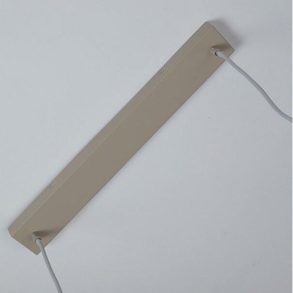 it's about RoMi Industrieel Modern hanglamp Sapporo 3-lichts wit zand