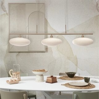 Hanglamp Sapporo 3-lichts wit zand