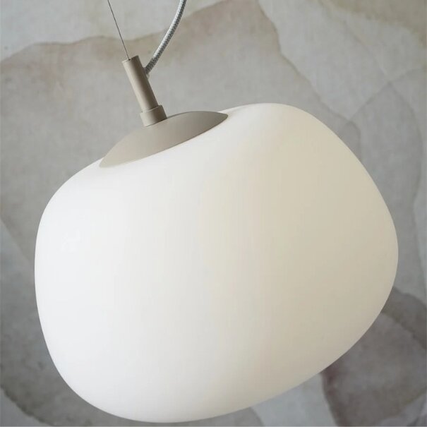 it's about RoMi Industrieel - Modern - Hanglamp - Ø32 cm - Wit/Zand - Sapporo L