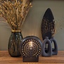 Bohemian Oosters tafellamp Flor 1-lichts zwart