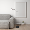 ETH Modern design vloerlamp Erik zwart dim to warm