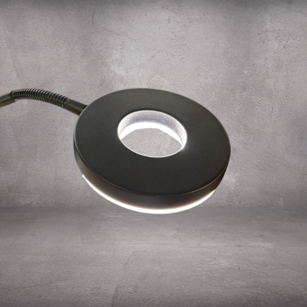 ETH Modern design vloerlamp Erik zwart dim to warm