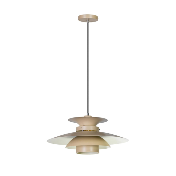 ETH Retro Scandinavisch hanglamp Potenza crème zand