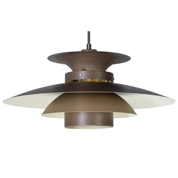 ETH Retro Scandinavisch hanglamp Potenza taupe
