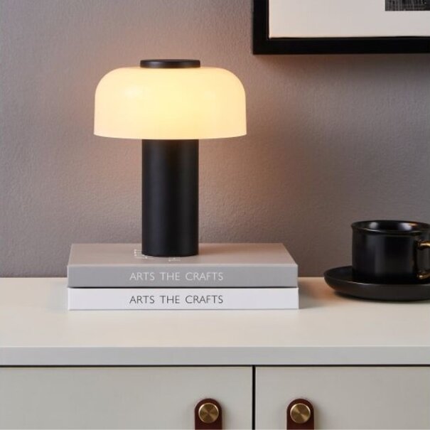 Stars of Light Moderne tafellamp Ponente 1-lichts zwart opaal