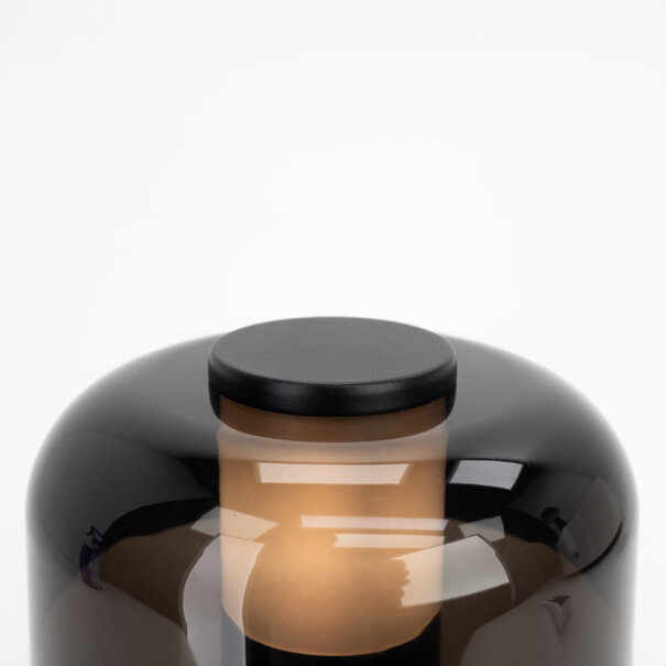 Stars of Light Moderne tafellamp Ponente 1-lichts zwart smoke