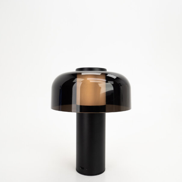 Stars of Light Moderne tafellamp Ponente 1-lichts zwart smoke