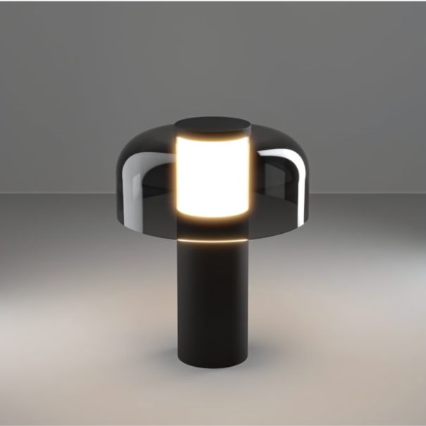 Stars of Light Moderne tafellamp Ponente 1-lichts zwart smoke