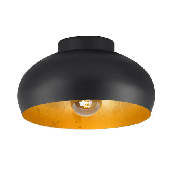Stars of Lights Modern Industriële plafondlamp Mogano 1-lichts zwart goud