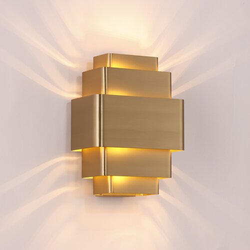 Moderne Design wandlamp Layers 3-lichts goud