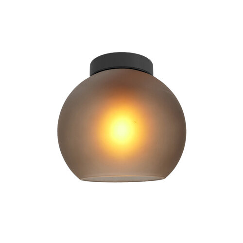 Moderne Industriële plafondlamp Arangona 1-lichts zwart