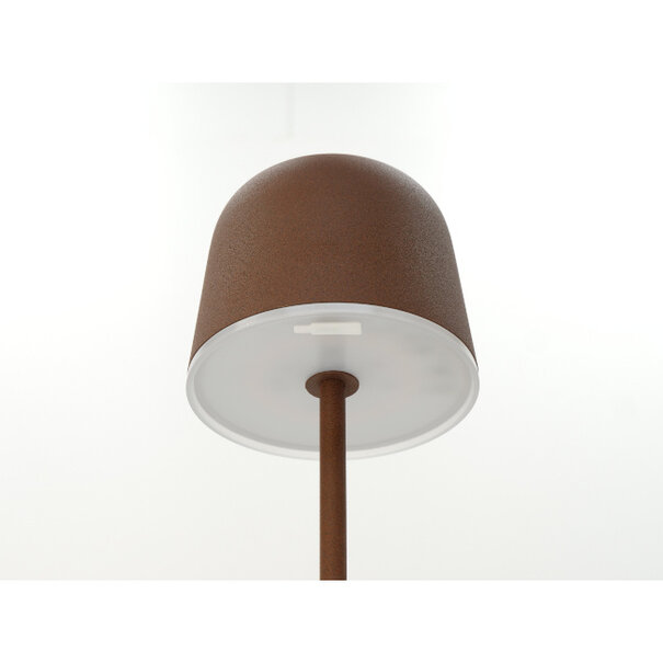 Stars of Lights Moderne tafellamp Mannera 1-lichts bruin oplaadbaar