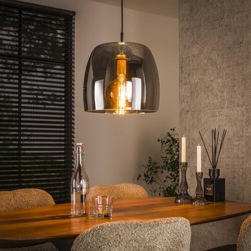 Moderne hanglamp Dash 1-lichts smoke glas