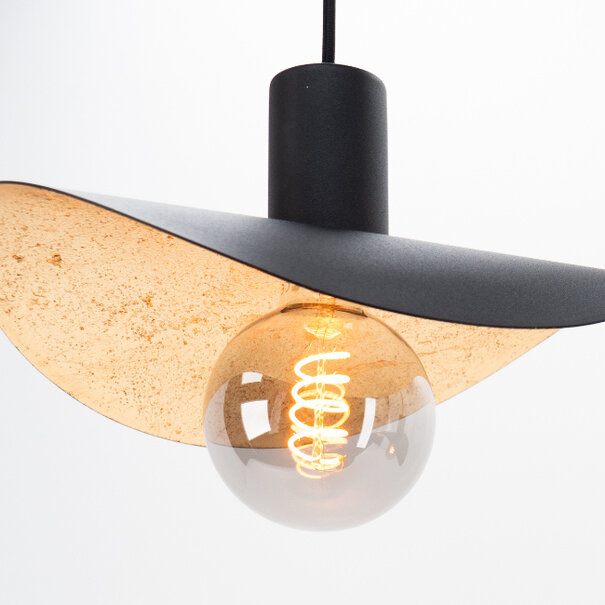 Stars of Light Modern design hanglamp Saceda 3-lichts getrapt zwart goud