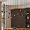 Stars of Lights industrieel design hanglamp Dracera 17 lichts zwart goud