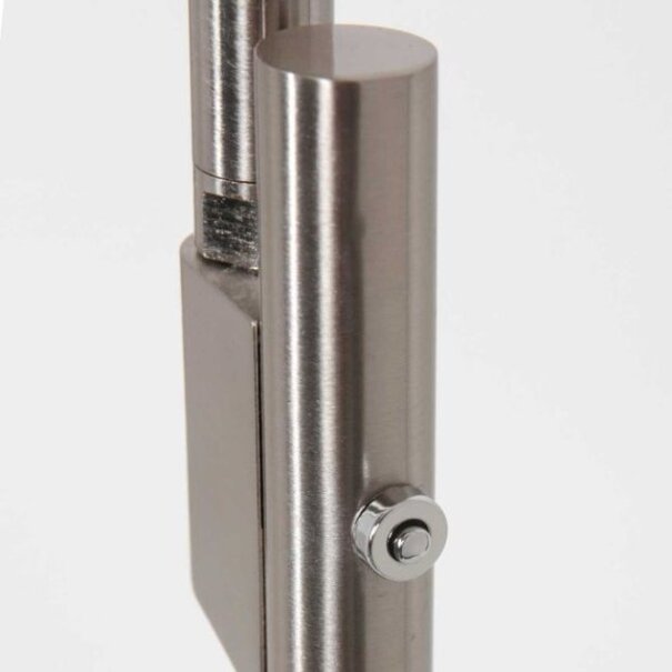 Steinhauer Moderne leeslamp Daphne staal