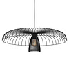 Stars of Lights Moderne Industriële hanglamp Champerico 1-lichts Ø77 cm zwart