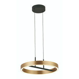 Hanglamp Livello 1-lichts goud Ø40cm