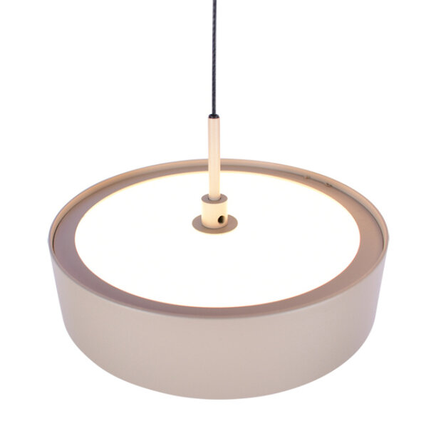 Freelight Modern Scandinavisch hanglamp Alieno 6 lichts ovaal crème
