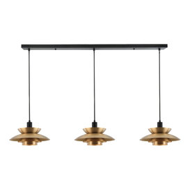 Hanglamp Muschio 3-lichts goud