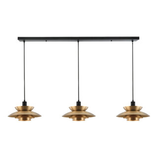 Hanglamp Muschio 3-lichts goud