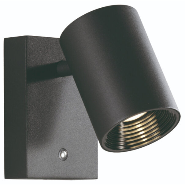 Freelight Modern Industriële wandlamp Picchio 1-lichts zwart