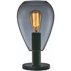 Freelight Moderne Industriële Dorato tafellamp 1-lichts zwart smoke glas