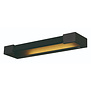 Industriële wandlamp Parete 1-lichts zwart 40 cm