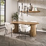 Landelijk moderne eetkamertafel Drex 215 cm mangohout