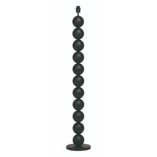Vloerlamp Onda 1-lichts zwart (zonder kap)