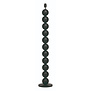 Moderne vloerlamp Onda (zonder kap) 1-lichts zwart