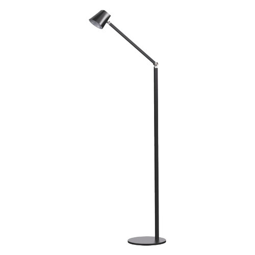 Moderne Industriële vloerlamp Triëste 1-lichts zwart