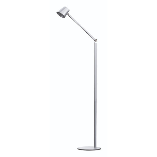 Moderne Industriële vloerlamp Triëste 1-lichts zilver