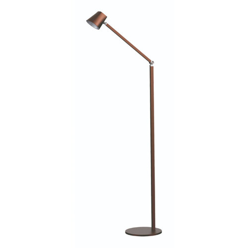 Moderne Industriële vloerlamp Triëste 1-lichts koper