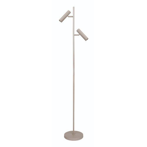 Moderne design Modern vloerlamp Undici 2-lichts crème