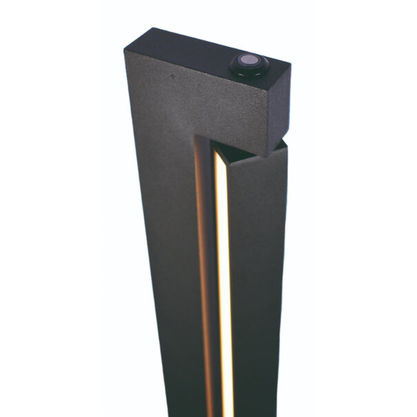 Freelight Moderne Industriële vloerlamp Colonna 1-lichts zwart