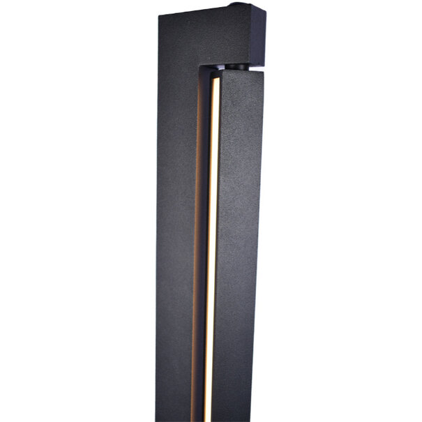 Freelight Moderne Industriële vloerlamp Colonna 1-lichts zwart