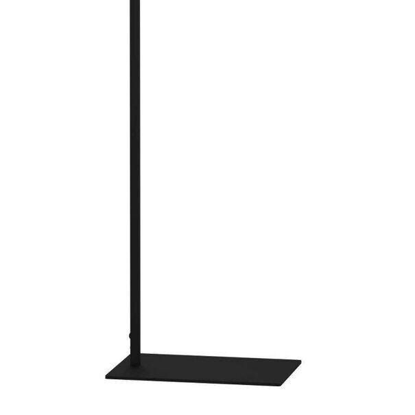 Stars of Lights Moderne Industriële vloerlamp Arangona 1-lichts zwart met mat glas