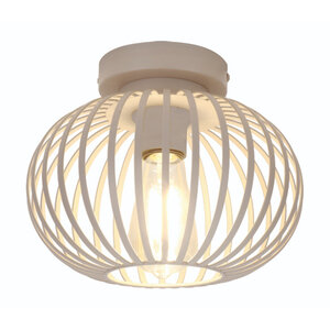 Freelight Moderne plafondlamp Aglio 1-lichts Ø25 cm crème