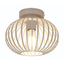 Moderne plafondlamp Aglio 1-lichts Ø25 cm crème