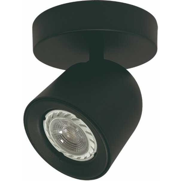Freelight Moderne opbouwspot Solare 1-lichts zwart
