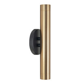 Wandlamp Trend 2-lichts zwart goud